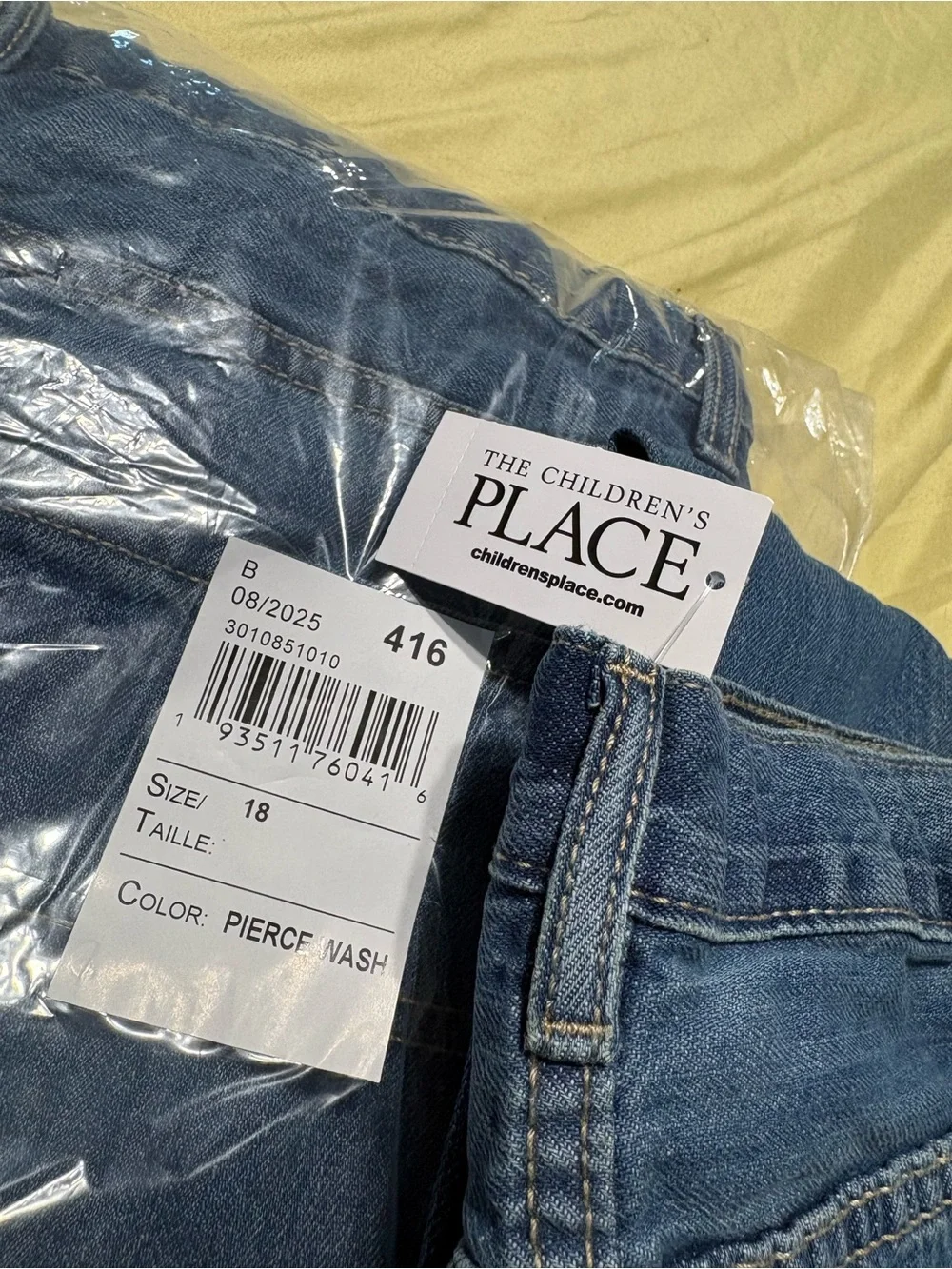 TWO PAIR Classic Boys Blue Denim Jeans- The Children's Place